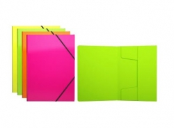 Папка с ластик GLANCE NEON А4