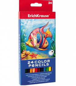 Цветни моливи 24 цвята Erich Krause