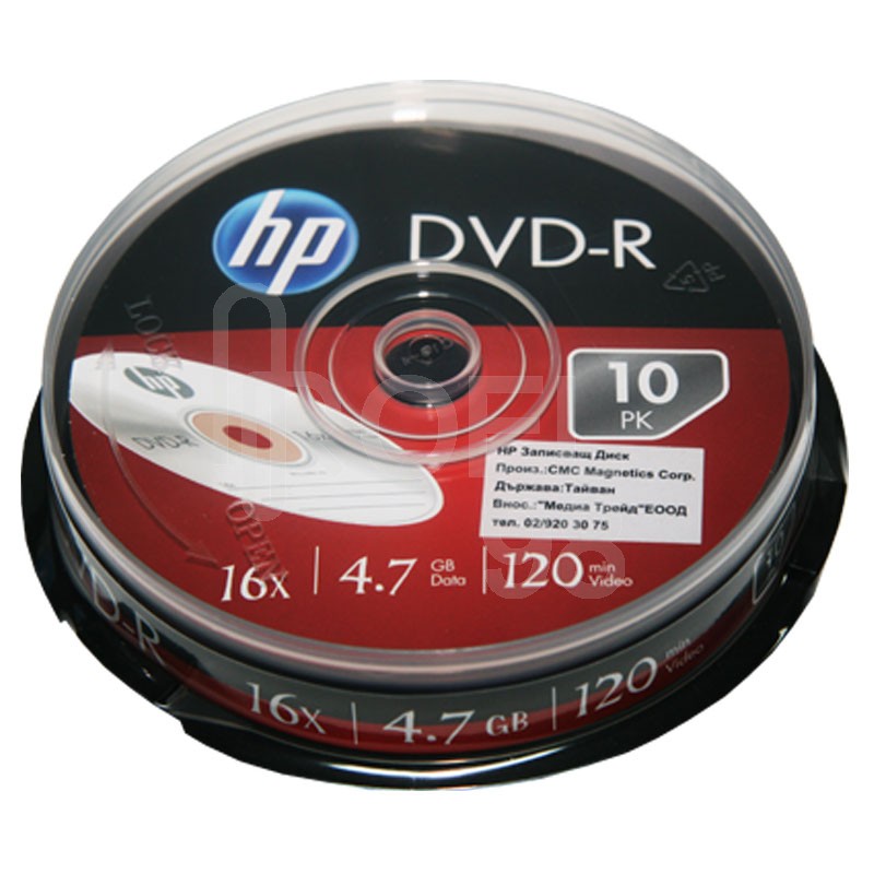 DVD-R 4.7 GB, 16x